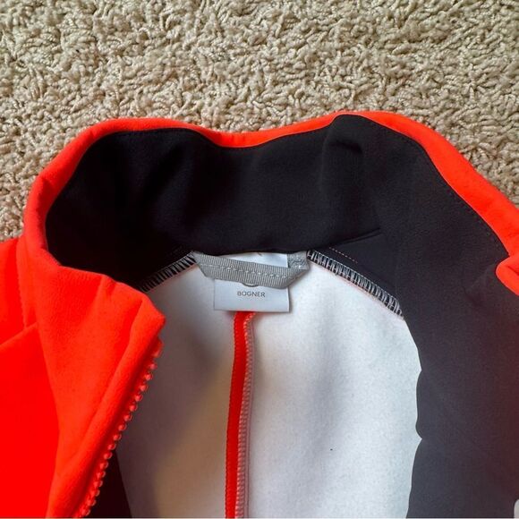 Bogner Talisha Padded Belted Ski Suit Bright Orange NWT US 10 Medium - Picture 8 of 15